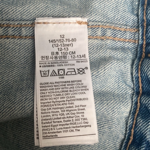 GAP Teen Blue Denim Jacket - Picture 2 of 2